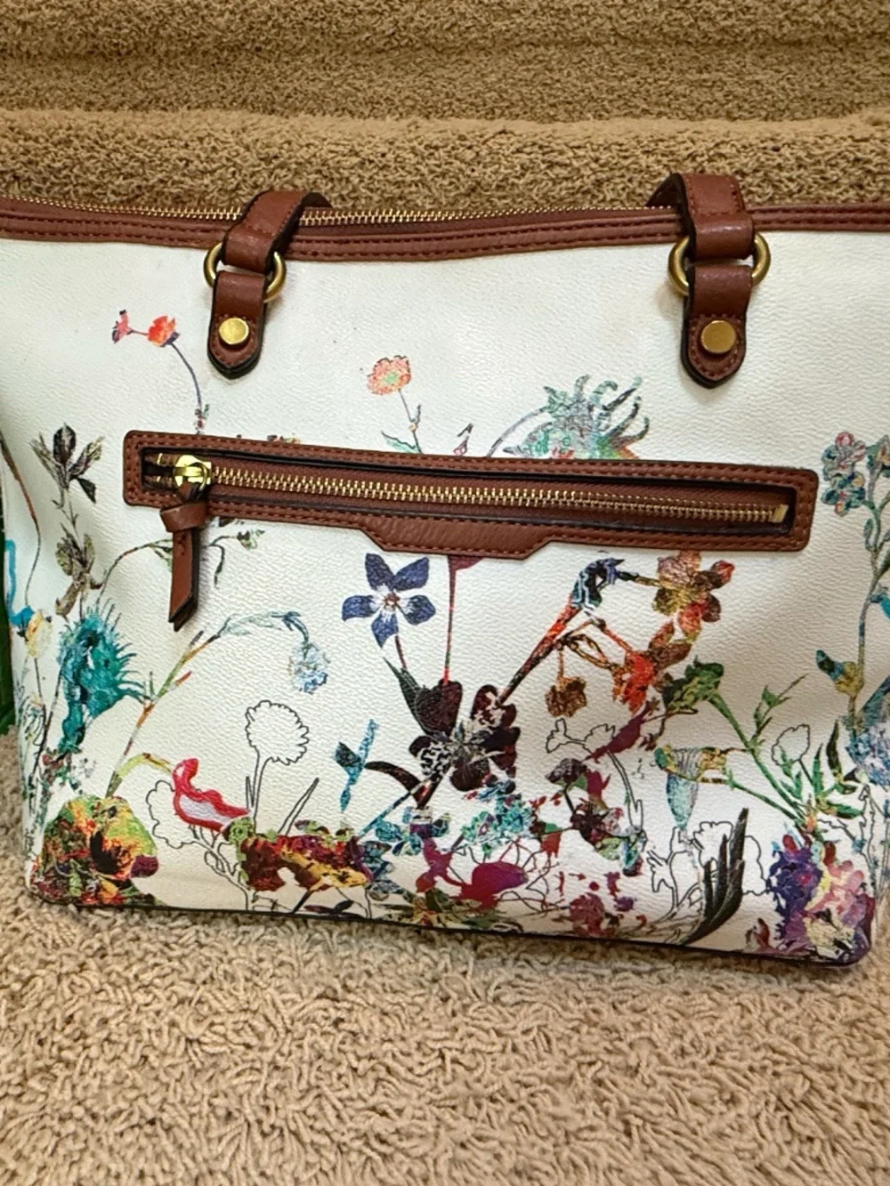 Elliott Lucca Floral Aria Bouquet Large Tote - Picture 1 of 6
